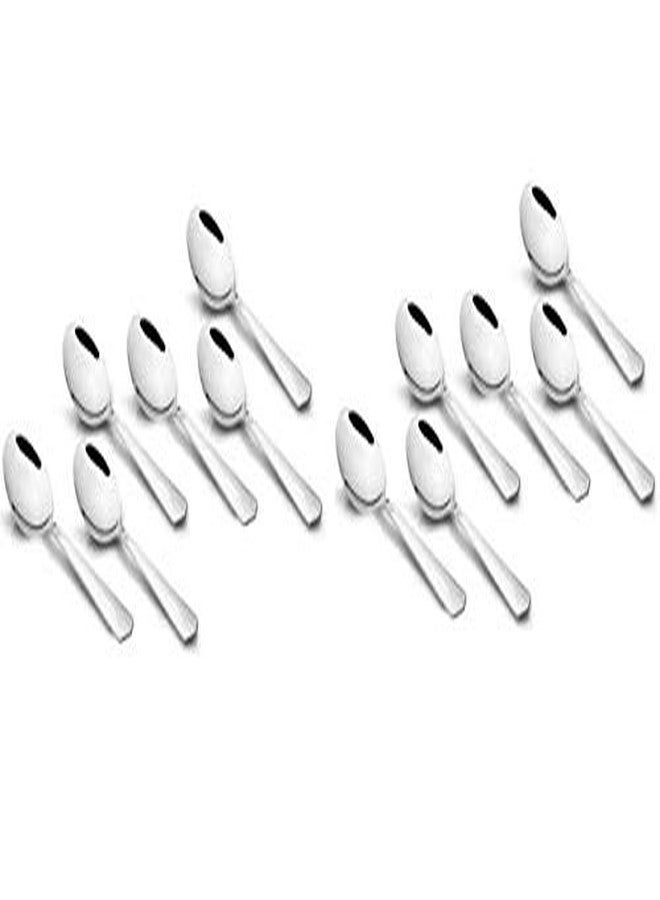 FNS Montavo by FnS Divine Stainless Steel Coffee Spoon (Set of 12) for Tea and Coffee - Image 1